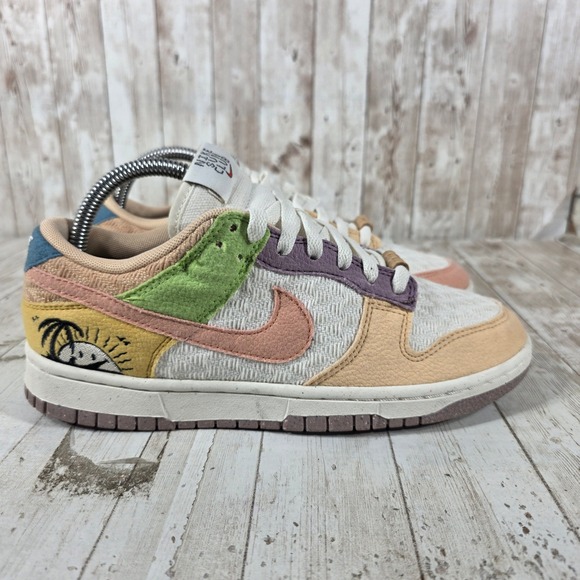 Nike Shoes - Nike Dunk Low Sun Club Arctic Orange Sanded Gold DQ0265-100 Womens 8.5 Sneakers